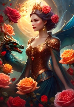 Bluebird: The Power of the Dragon (1000) verticale puzzel