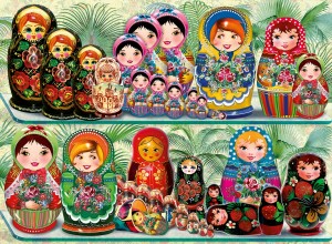 Bluebird: Matryoshka Dolls (6000) legpuzzel
