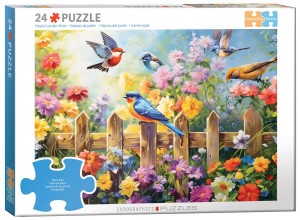 Eurographics: Playful Garden Birds (24XXXL) legpuzzel