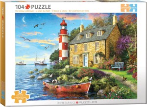 Eurographics: The Cottage Lighthouse (104XXL) legpuzzel