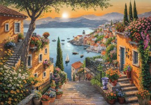 Clementoni: Steps to the Harbor (1500) legpuzzel