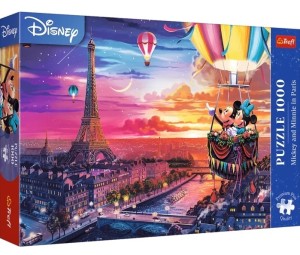 Trefl: Mickey and Minnie in Paris (1000) disneypuzzel