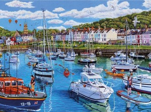 Gibsons: Aberaeron, Cardigan Bay (1000) legpuzzel
