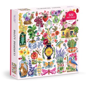 Galison: Buzzy Bouquets (500) vierkante puzzel