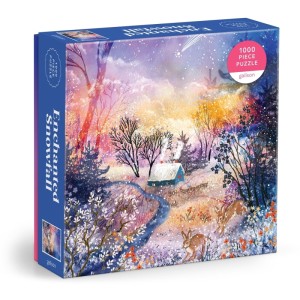 Galison: Enchanted Snowfall (1000) verticale puzzel