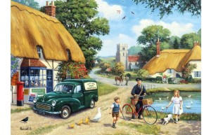 Nostalgia: Village Postman (1000) legpuzzel