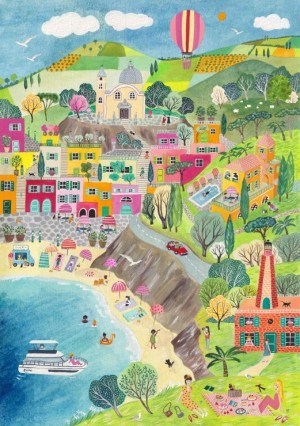 Pieces and Peace: Balade en Italie (2000) verticale puzzel