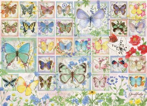 Cobble Hill: Butterfly Tiles (500XL) vlinderpuzzel