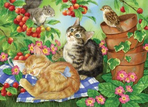 Cobble Hill: Under the Cherry Tree (350XL) familypuzzel