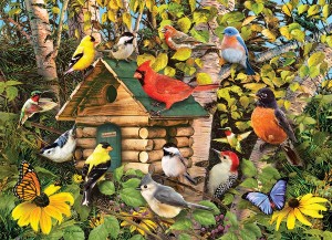Cobble Hill: Bird Cabin (1000) vogelpuzzel