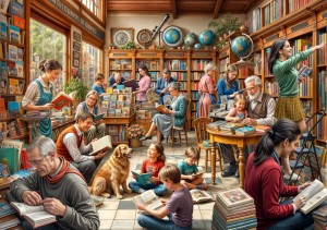 Bluebird: Bookstore (2000) legpuzzel