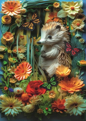 Trefl: Hedgehog (1000) verticale puzzel