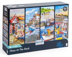 House of Puzzles: Days at the Dock (4x500) legpuzzels