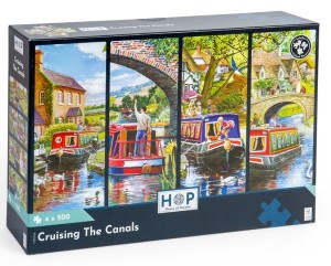 House of Puzzles: Cruising the Canals (4x500) legpuzzels