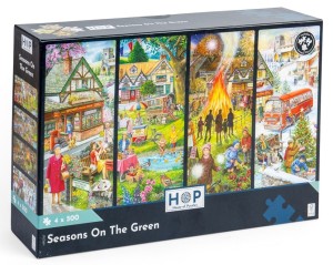 House of Puzzles: Seasons on the Green (4x500) legpuzzels