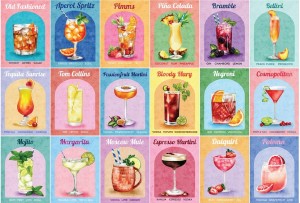 House of Puzzles: Colourful Cocktails (1000) legpuzzel