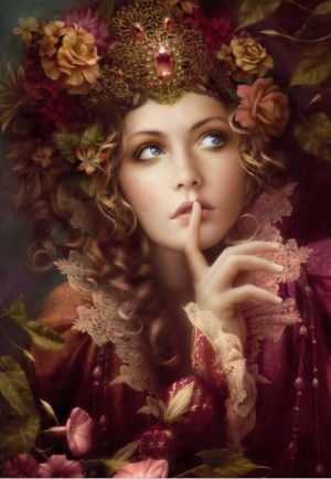 Grafika: Whispers (1000) verticale puzzel
