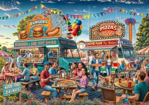 Bluebird: Food Trailer (2000) legpuzzel