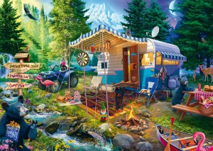 Schmidt: Caravanning in the Mountains (1000) legpuzzel
