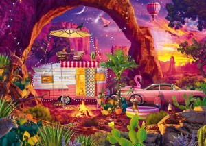 Schmidt: A Desert Camping Paradise (1000) legpuzzel