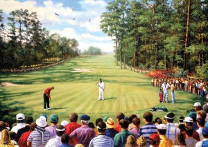 Nostalgia: At the Golf Tournament (1000) legpuzzel