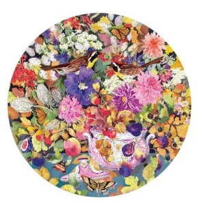Eeboo: Autumn Bouquet (500) ronde puzzel