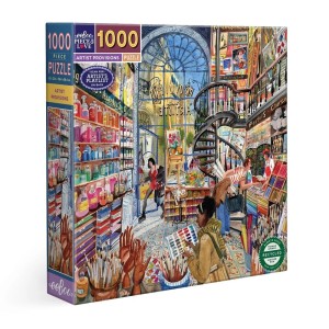 Eeboo: Artist Provisions (1000) vierkante puzzel