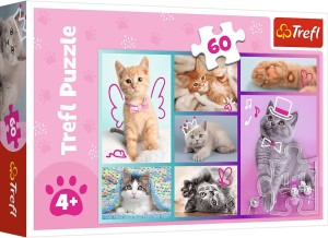 Trefl: Cute Cats (60) kinderpuzzel