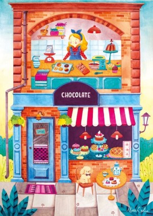Magnolia: The Chocolate (1000) verticale puzzel