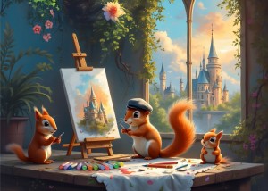 Bluebird: The Squirrels Workshop (500) legpuzzel