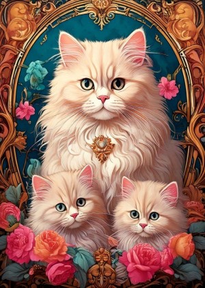 Bluebird: The Cat Trio (300) kinderpuzzel