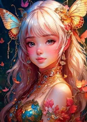 Bluebird: Butterfly Girl (300) kinderpuzzel