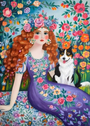 Alipson: Bohemian Beauty (500) verticale puzzel