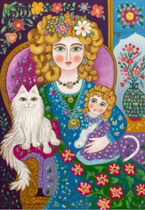 Alipson: The Lady with the Golden Hair (1000) verticale puzzel