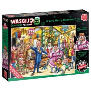 Jumbo: Wasgij Christmas 21 A Very Merry Makeover (2x1000) kerstpuzzels