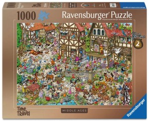 Ravensburger: Time Travel - 2 Middle Ages (1000) legpuzzel