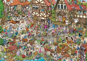 Ravensburger: Time Travel - 2 Middle Ages (1000) legpuzzel