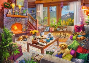 Ravensburger: Cozy Cabin (1000) legpuzzel