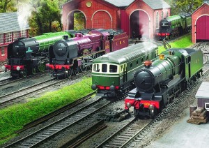 Kidicraft: Hornby - The Engine Shed (1000) treinpuzzel