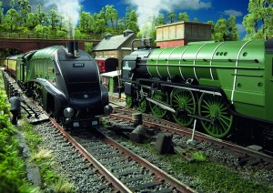 Kidicraft: Hornby - Waiting by the Water Tower (1000) treinpuzzel