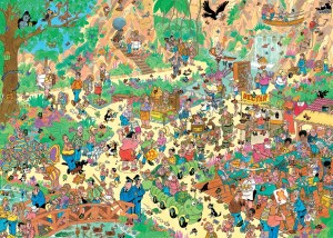 Jan van Haasteren: Vrolijke Fladderaars (2000) legpuzzel