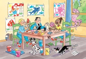 Jan van Haasteren: Junior 20 - Creatief met Klei (150) kinderpuzzel