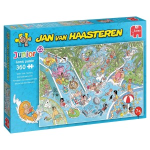 Jan van Haasteren: Junior 22 - Waterglijbaan Gekte (360) kinderpuzzel