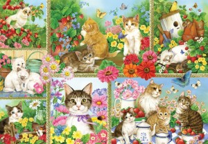 Bluebird: Cats and Kittens (1000) kattenpuzzel