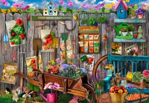 Bluebird: Garden Tool Fence (1000) legpuzzel