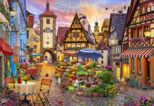 Bluebird: Bavarian Town (1000) legpuzzel