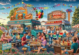 Bluebird: Food Trailer (1000) legpuzzel