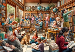 Bluebird: Bookstore (1000) legpuzzel