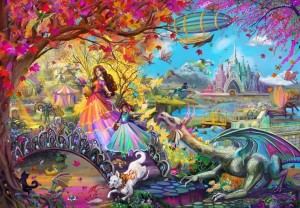 Bluebird: Autumn Castle Festival (1000) legpuzzel