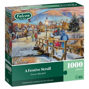 Falcon: A Festive Stroll (1000) kerstpuzzel